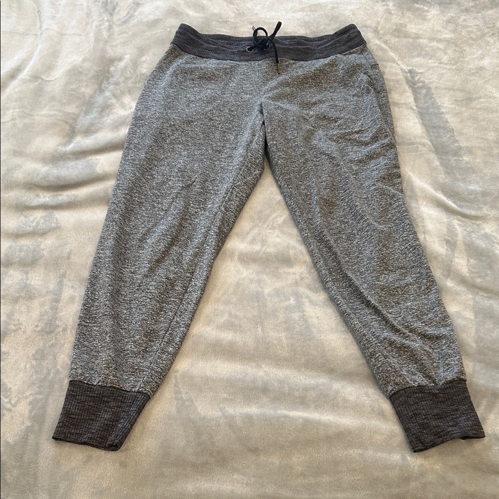 Athleta Charcoal and Black Jogger Pants
